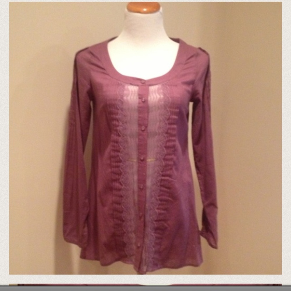 Free People mauve tunic